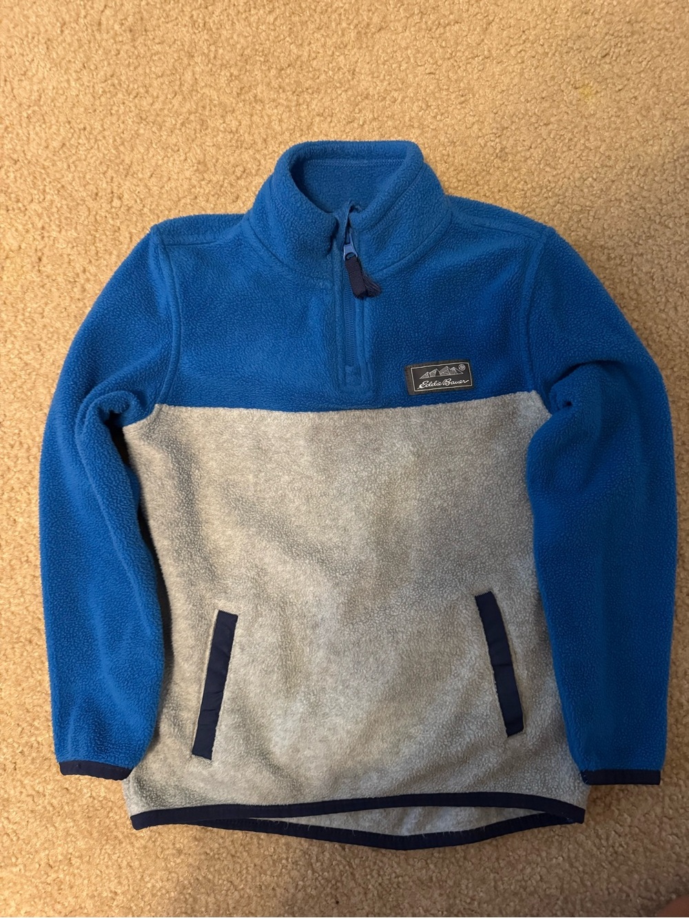 Eddie Bauer Blue Sherpa Fleece